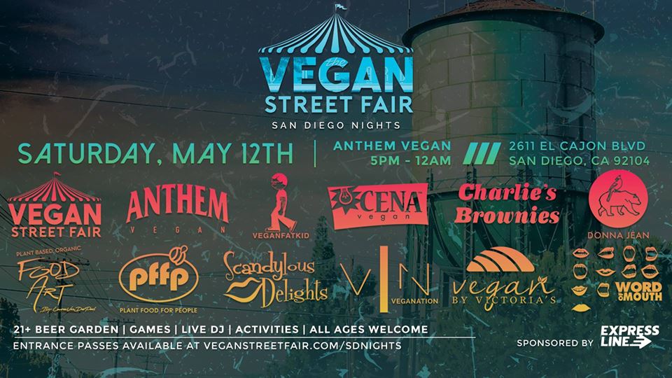 Vegan Street Fair San Diego at Anthem Vegan - The Boulevard BIA